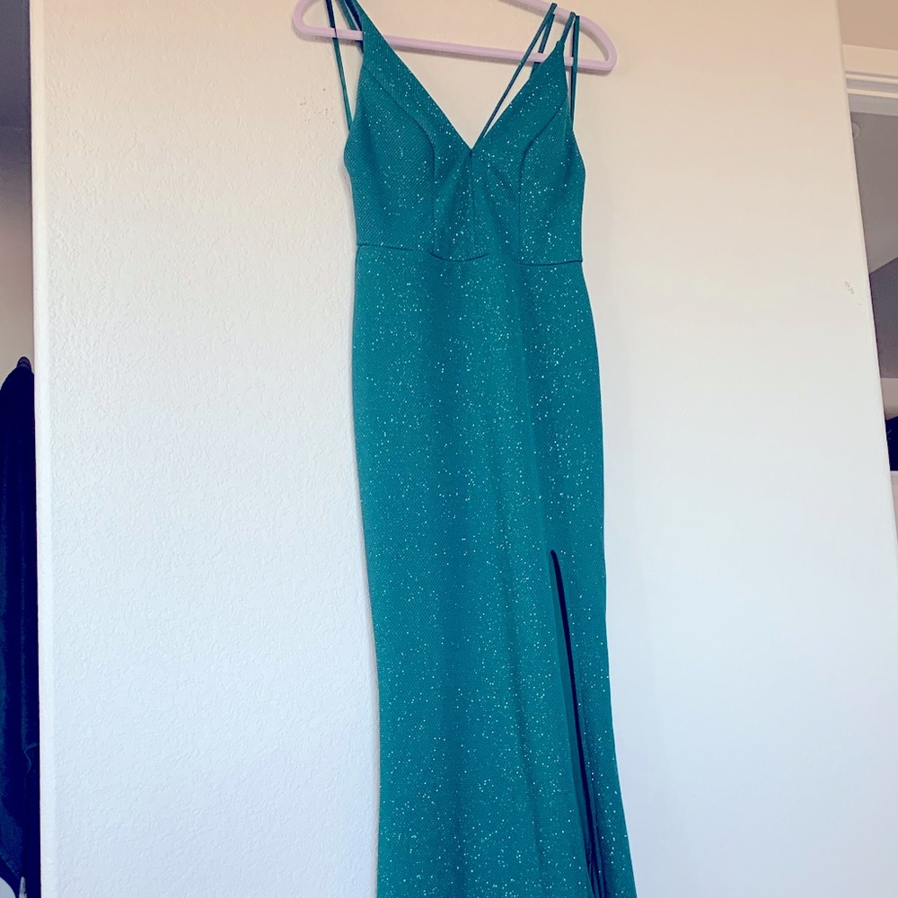 Women’s Dark Green Mermaid style evening gown